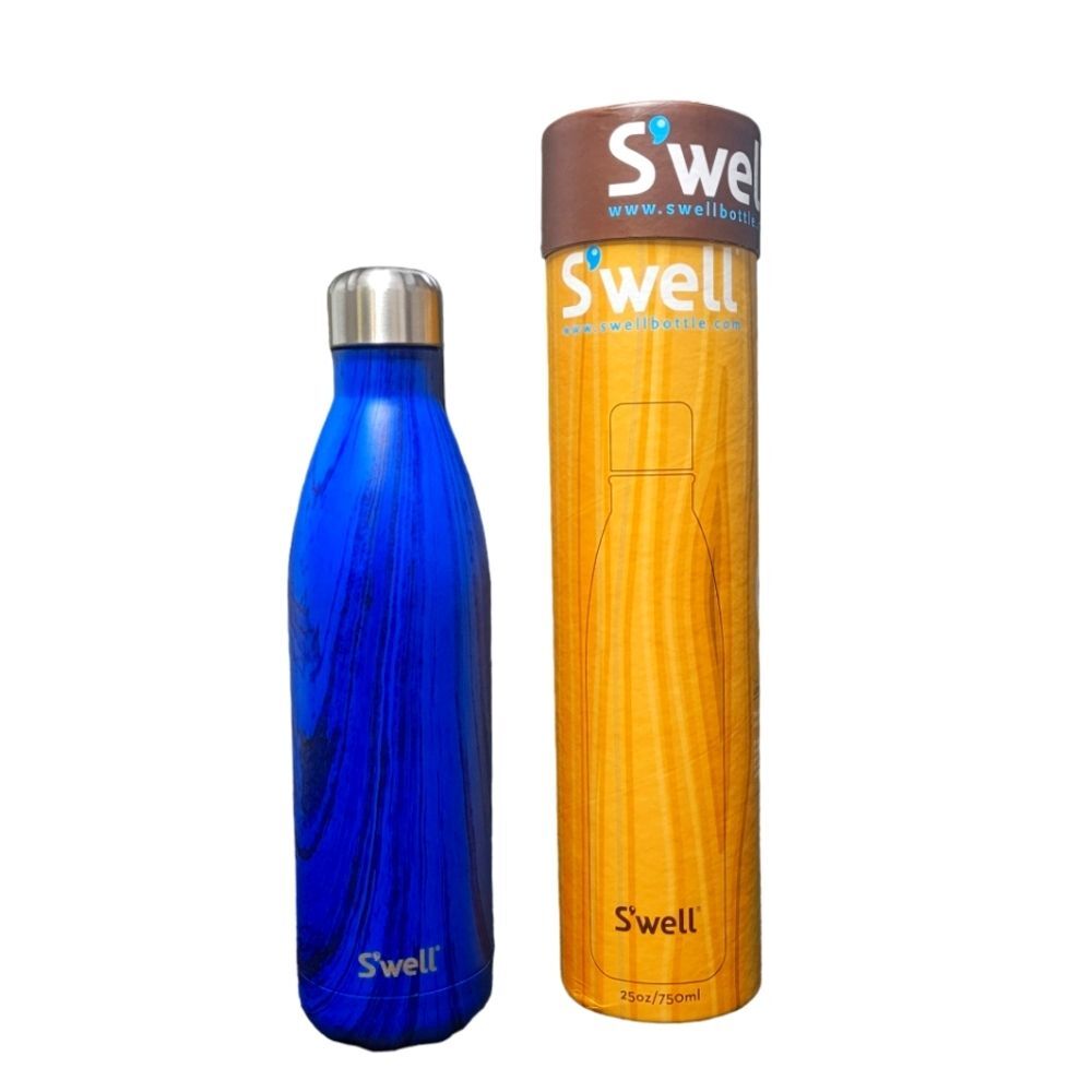 S'well Wood collection Stainless Insulated Reusable Steel water bottle